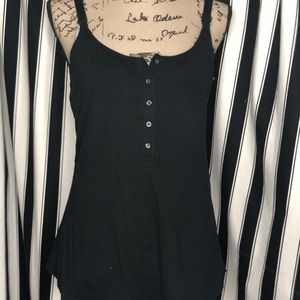 Black Maternity Tank Top cami Large